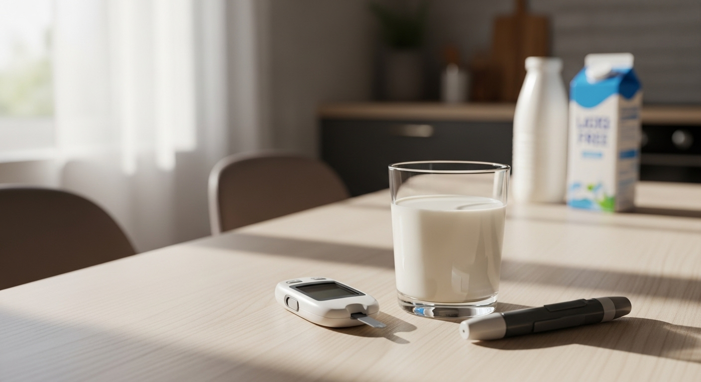 Czy cukrzyk może pić mleko bez laktozy?